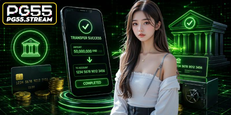 Hướng dẫn chi tiết để rút tiền PG55 qua vài bước