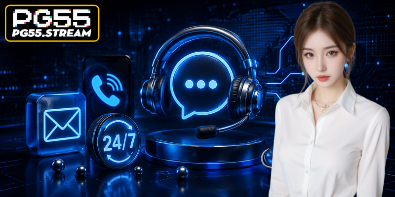 Liên Hệ PG55 – Hỗ Trợ Tài Khoản, Nạp Rút Và Khuyến Mãi 24/7 1 Tìm hiểu về hình thức liên hệ PG55 cơ bản cho người dùng